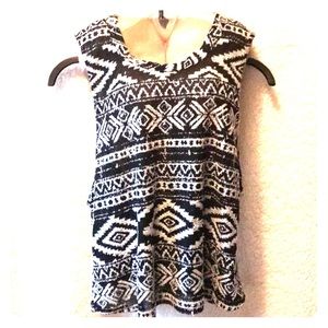Aztec print tank top.